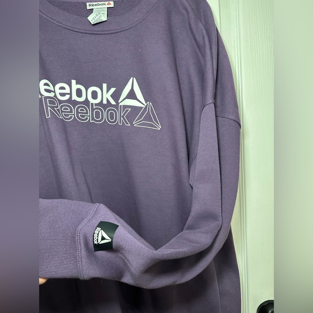 Reebok Purple crewneck - XL - Picture 2 of 5